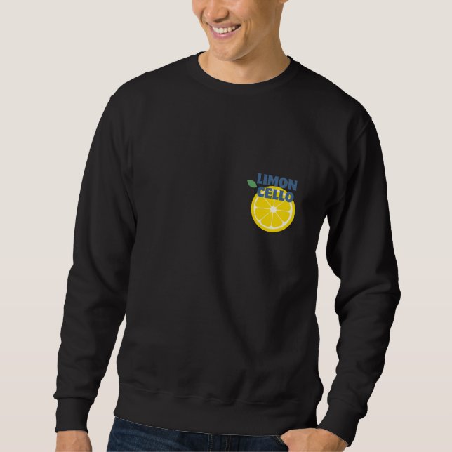 Sweatshirt Merch cadeau Citron Limoncello moderne (Devant)
