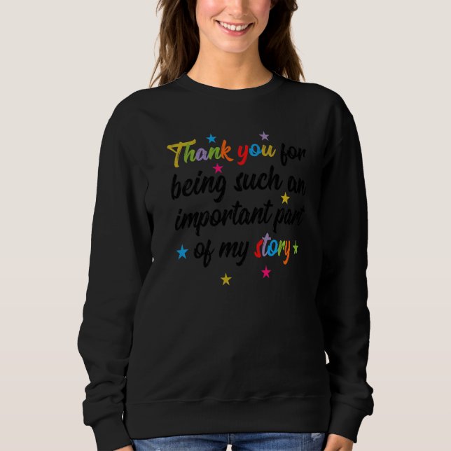 Sweatshirt Merci D'Être Un Enseignant Si Important (Devant)