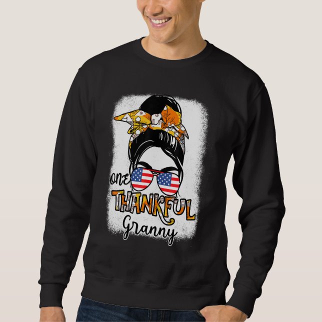 Sweatshirt Merci Granny Bleached Mama Gigi Femmes Merci (Devant)