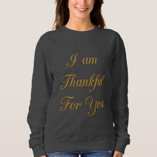 Sweatshirt Merci Texte Citation Art Design d'impression
