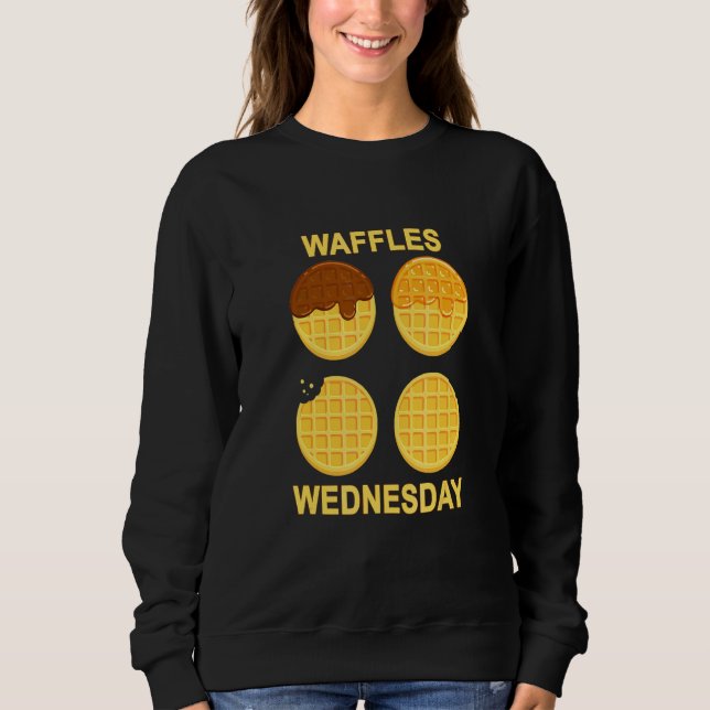 Sweatshirt Mercredi Gaufre Surgelée Maison (Devant)