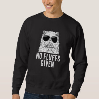 Sweatshirt Mère Chat Persan Papa Chat Sans Flaflas