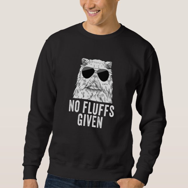 Sweatshirt Mère Chat Persan Papa Chat Sans Flaflas (Devant)
