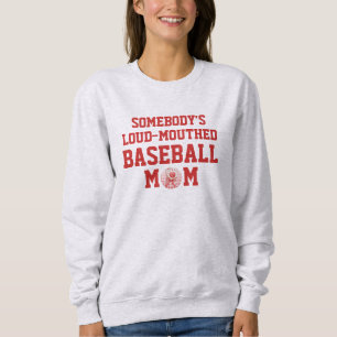 SWEATSHIRT MÈRE DE BASE-BALL LOQUACE ET STYLÉE