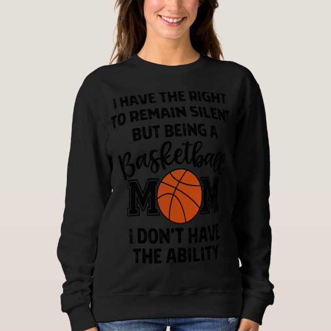 Sweatshirt Mère De Basket-Basket Femmes Lourd Mère De Basket- (Devant)