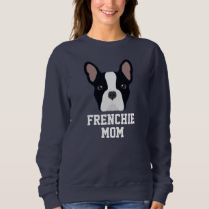 Sweatshirt Mère de Chien à Chien noir et blanc