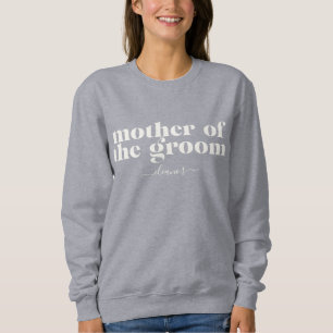 Sweatshirt Mère de la chambre Simple Nom moderne