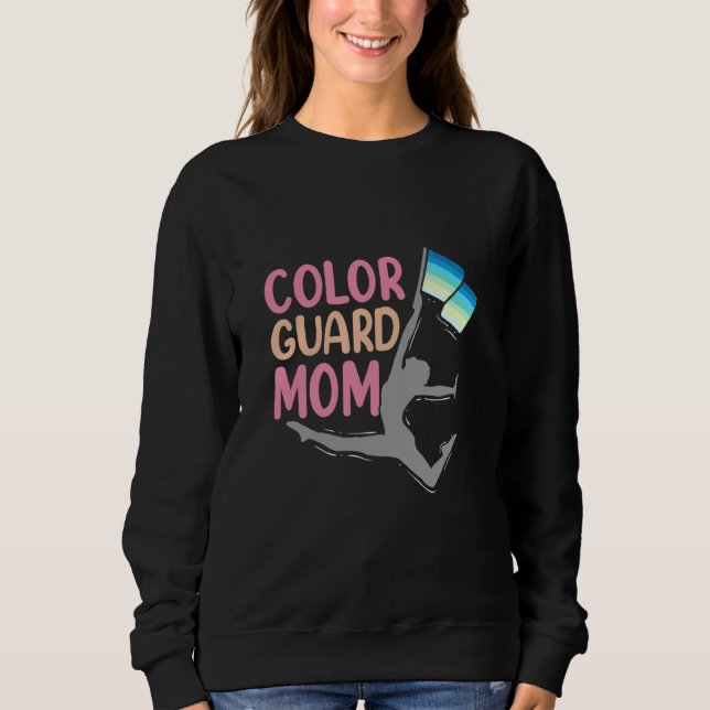 Sweatshirt Mère de la garde de couleur Garde de couleur Maman (Devant)