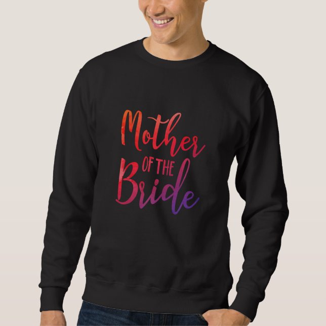 Sweatshirt Mère de la mariée Cute planification de mariage En (Devant)
