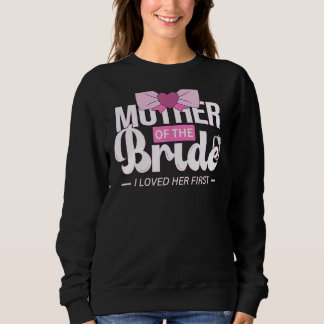 Sweatshirt Mère de la mariée maman pour mariage ou enterremen