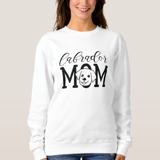 Sweatshirt Mère de Labrador (Devant)
