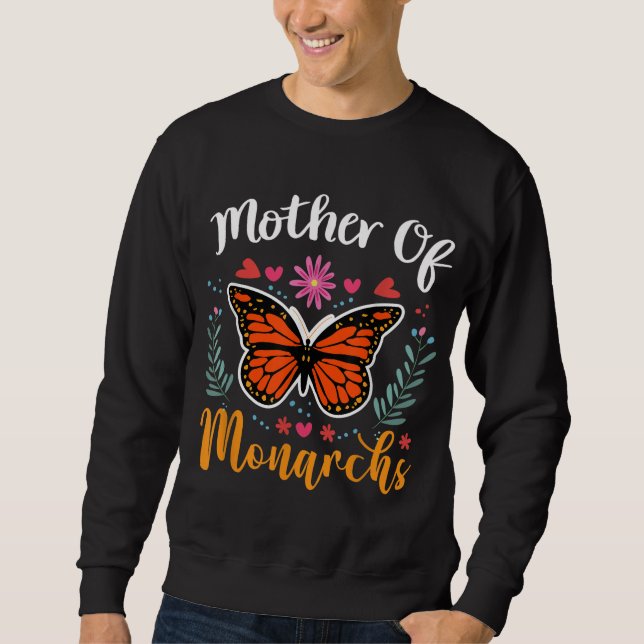 Sweatshirt Mère des Monarques - Fête des Mères Monarque Butte (Devant)