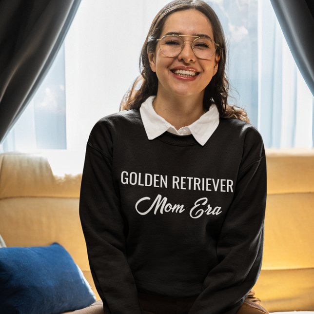 Sweatshirt Mère Golden Retriever Ère Maman de Chien Typograph (golden retriever mom era sweatshirt dog lover gift)