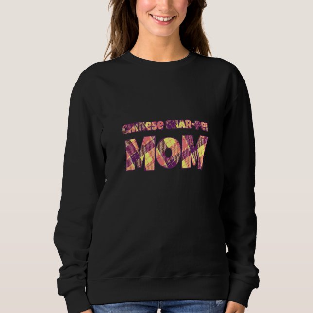 Sweatshirt Mère Shar Pei Chinoise Chien Shar Pei Chinois   (Devant)