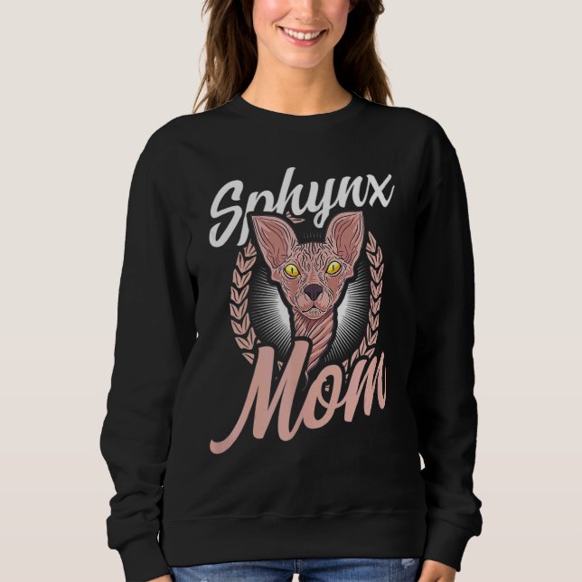 Sweatshirt Mère Sphynx Chat Sphynx (Devant)