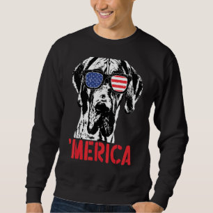 Sweatshirt Merica Great Dane Dog américain Lunettes de soleil