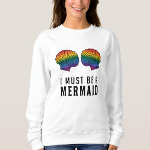 Sweatshirt Mermaid Beach Bikini Carnival Bra Shell BH Cadeau