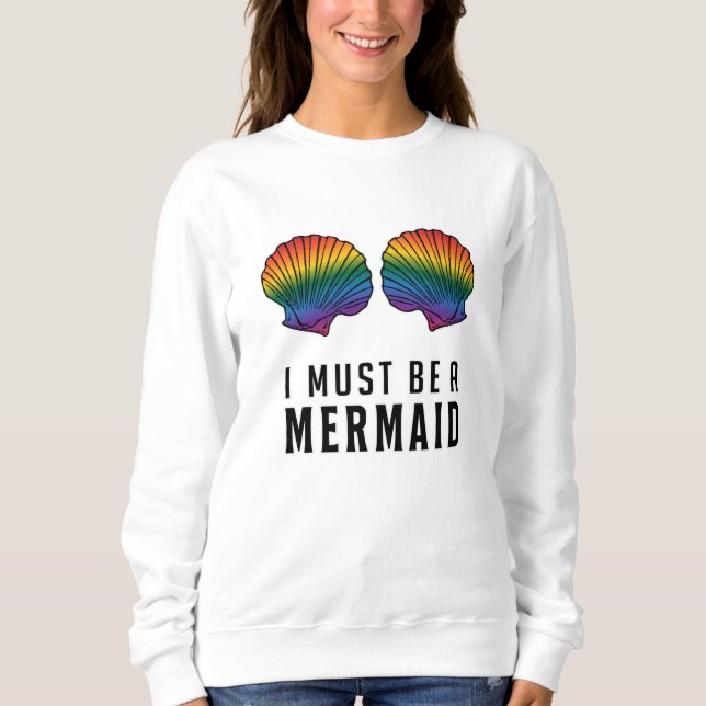 Sweatshirt Mermaid Beach Bikini Carnival Bra Shell BH Cadeau (Devant)