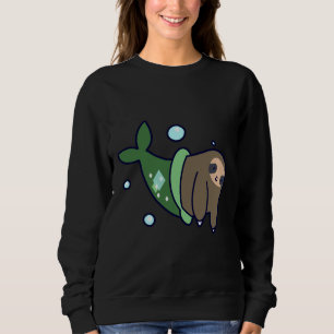 Sweatshirt Mermaid Sloth