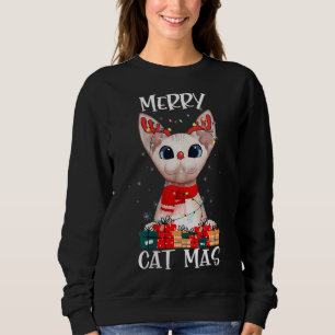 Sweatshirt Merry Catmas Funny Chat propriétaire T-shirt, Sphy
