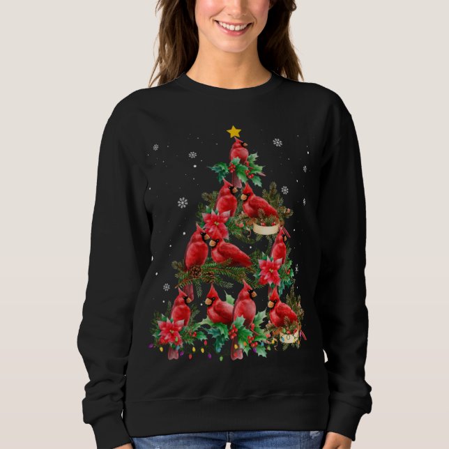 Sweatshirt Merry Christmas Cutest Cardinal Bird Lovers Xmas L (Devant)