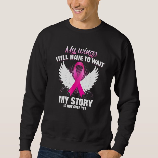 Sweatshirt Mes Ailes Devront Attendre Mon Histoire N'Est Pas  (Devant)