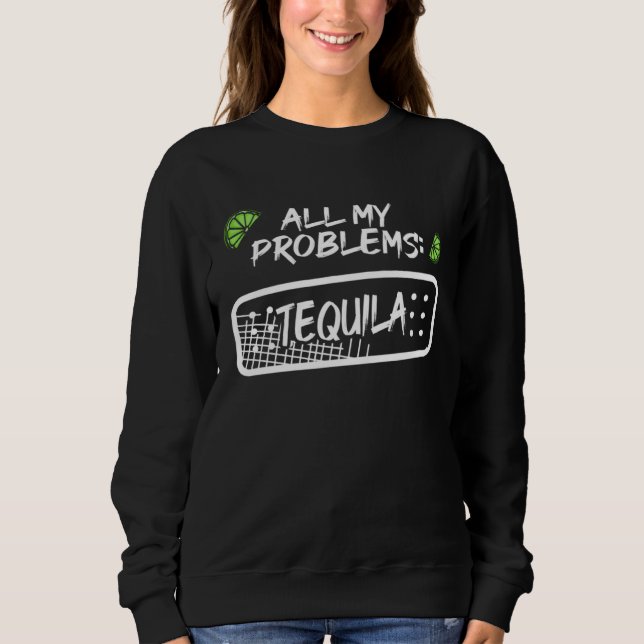 Sweatshirt Mes Amis Tequila Salt Lime & Tacos 2 (Devant)
