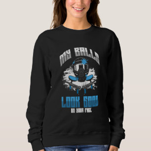 Sweatshirt Mes boules ont l'air bien sur ton visage Paintball