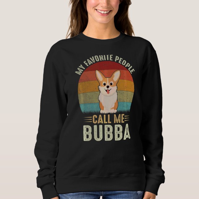 Sweatshirt Mes Gens Favoris M'Appelent Bouillon De Corgi Mign (Devant)