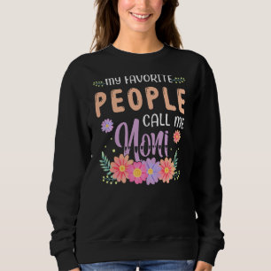 Sweatshirt Mes gens favoris m'appellent Noni Christmas