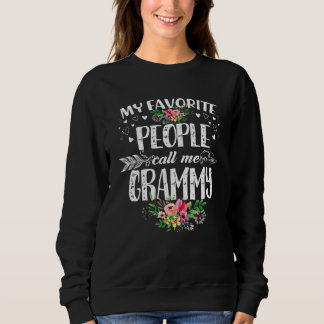 Sweatshirt Mes gens préférés m'appellent le D de ma mère Gram