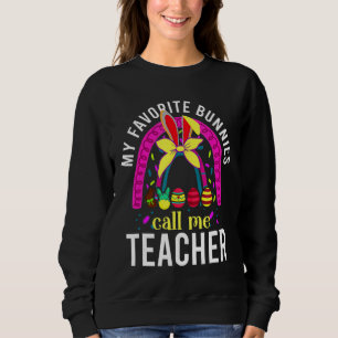 Sweatshirt Mes Lapins Favoris M'Appelent Déjeuner Lady Bunny 