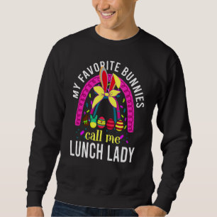 Sweatshirt Mes Lapins Favoris M'Appelent Déjeuner Lady Bunny