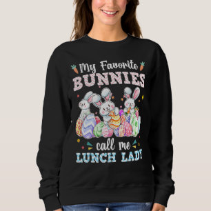 Sweatshirt Mes lapins Favoris M'Appelent Déjeuner Lady Mignon