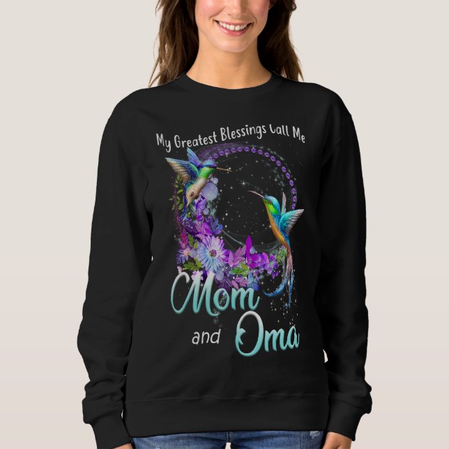 Sweatshirt Mes Plus Grandes Bénédictions M'Appelent Maman Et  (Devant)