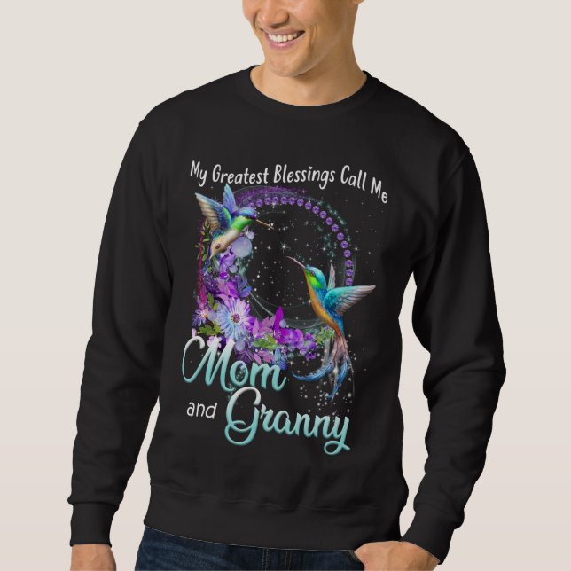 Sweatshirt Mes Plus Grandes Bénédictions M'Appelent Maman Et  (Devant)