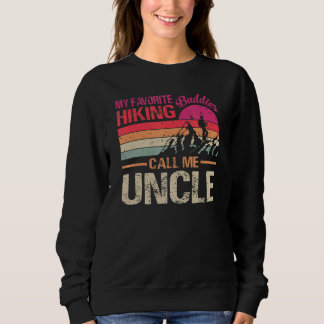 Sweatshirt Mes Randonnées préférés M'appellent oncle Vintage