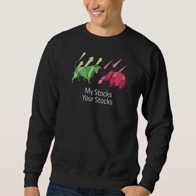 Sweatshirt Mes Stocks Vos Stocks (Devant)