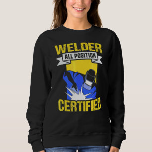 Sweatshirt Métal Artiste Soudeur de mème Tous les postes Cert