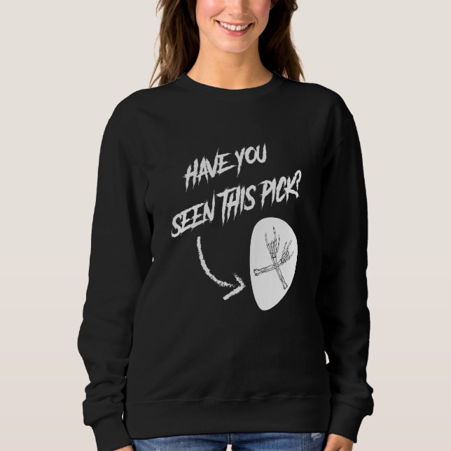 Sweatshirt Metal Guitar Player Avez-Vous Vu Ce Choix (Devant)
