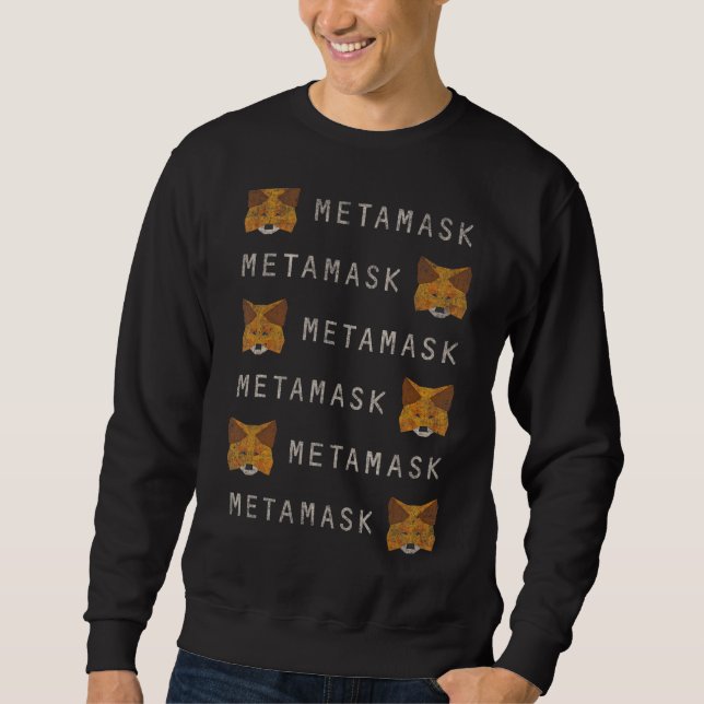 Sweatshirt Metamask Fox Defi Crypto Wallet Pour Pulsechain &  (Devant)