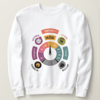 Sweatshirt Mètre de l'humeur de maman 02