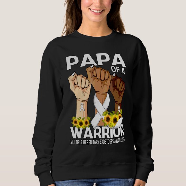 Sweatshirt Mets Papa D'Un Guerrier Multiples Exostos Hérédita (Devant)