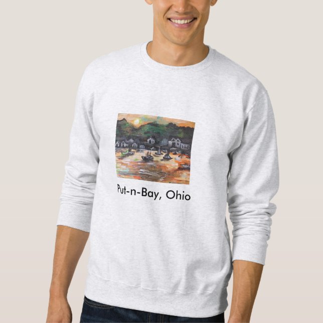 Sweatshirt Mettre-n-Baie peignant #3 (Devant)