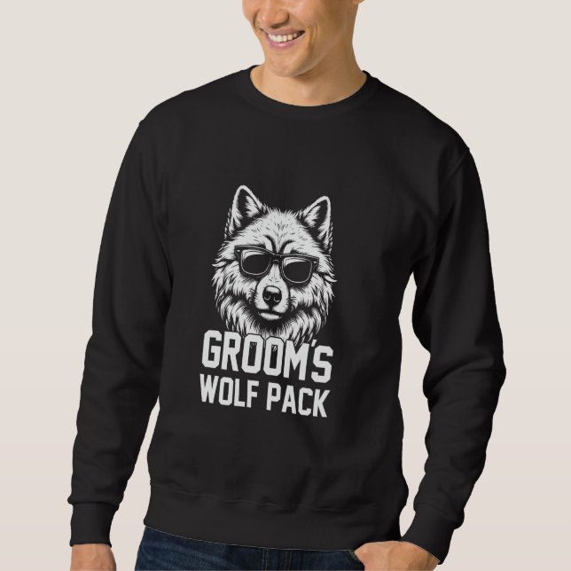 Sweatshirt Meute de garçons d'honneur Wolf Pack Garçons d'hon (Devant)
