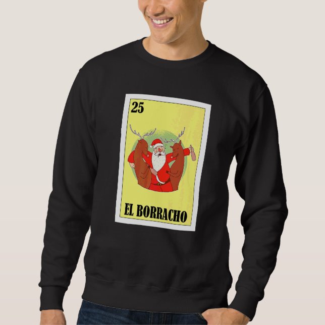 Sweatshirt Mexicain pour les fêtes  El Santa  1 (Devant)