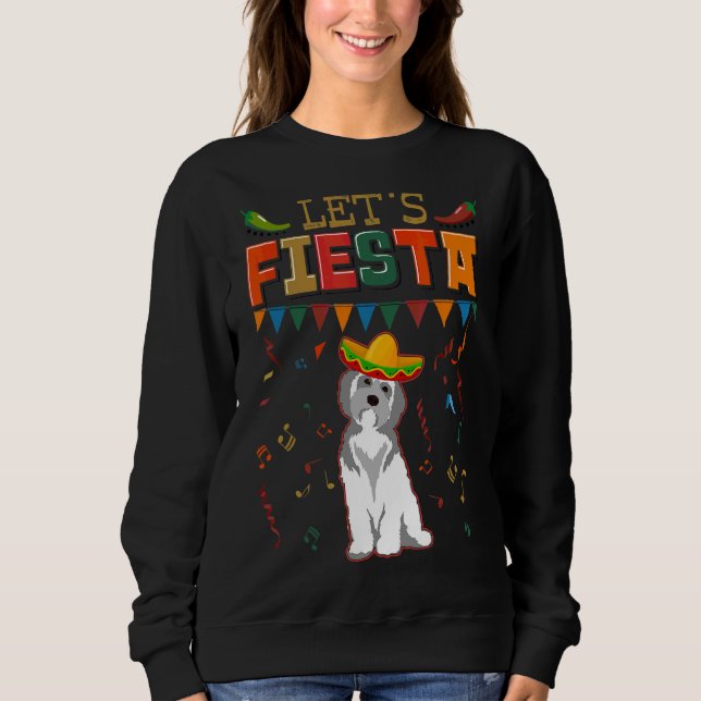 Sweatshirt Mexicaine Cinco De Mayo Fiesta Fêtons Doodle (Devant)
