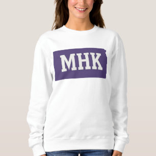Sweatshirt MHK Kansas   Abréviation de Manhattan KS State