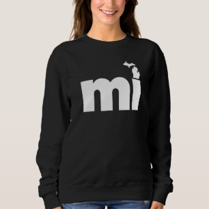 Sweatshirt Michigan Deux lettres État Abréviation unique Resi