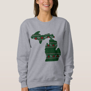 Sweatshirt Michigan Ugly Christmas Design Sweatshirt!
